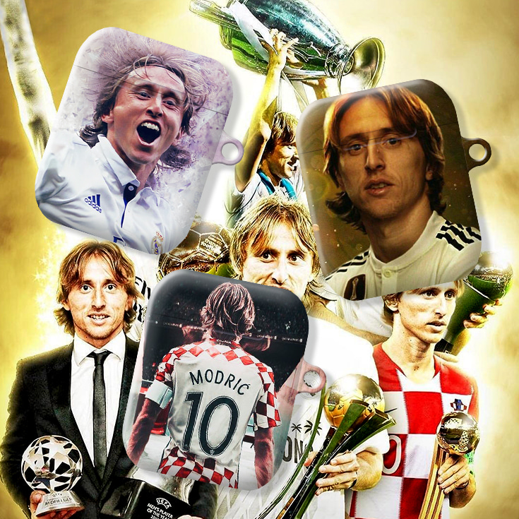와우박스 레알마드리드 루카 모드리치(Luka Modric) 커스텀 축구 에어팟 버즈 하드 케이스