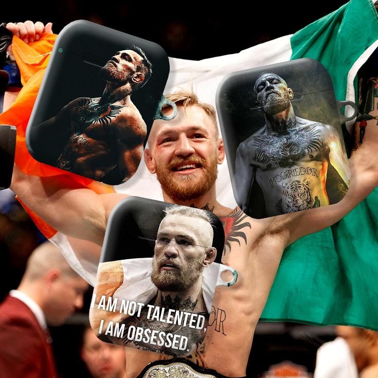 와우박스 UFC 코너 맥그리거(Conor McGregor) 커스텀 에어팟 버즈 하드 케이스