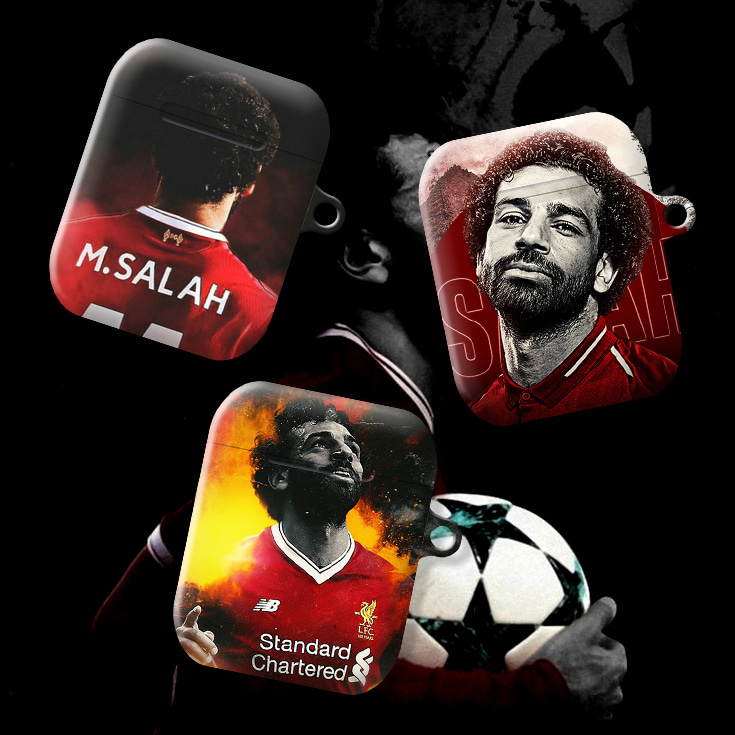 와우박스 리버풀 모하메드 살라(Mohamed Salah) 축구 에어팟 버즈 하드 케이스