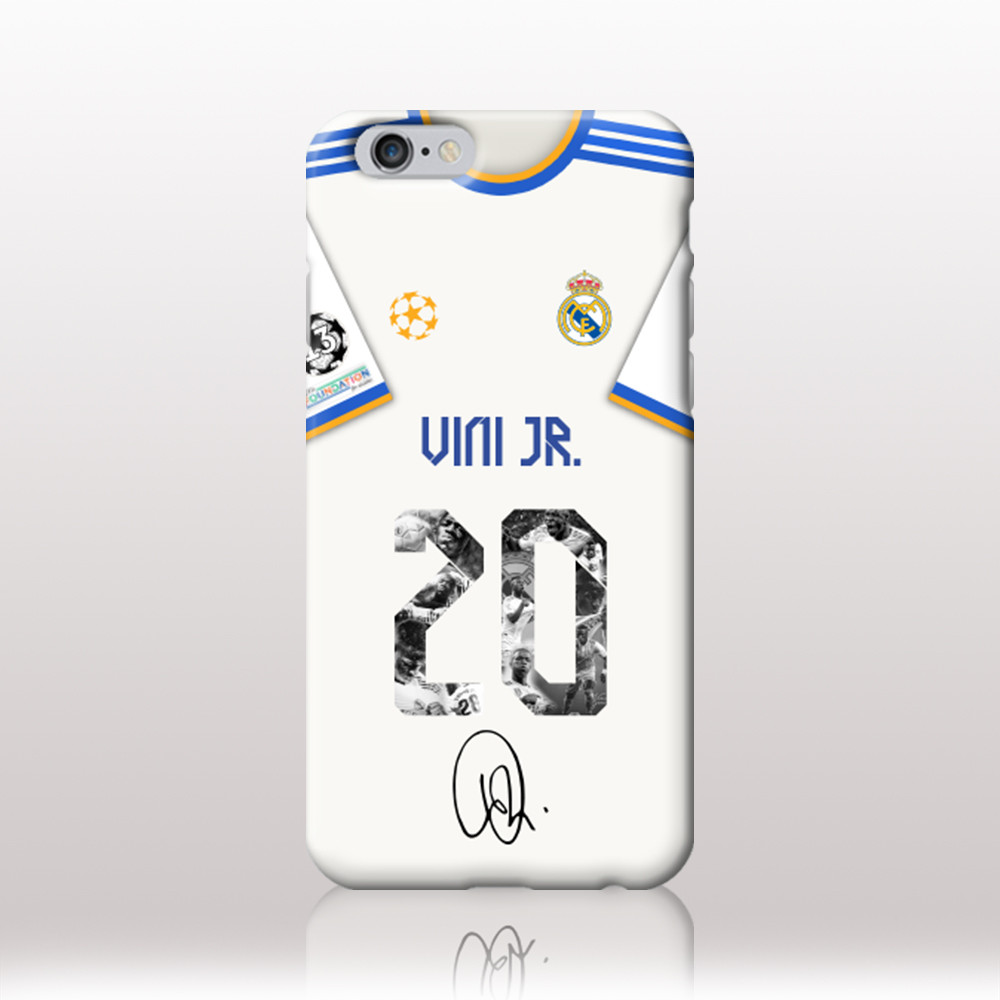 와우박스 스페셜 유니폼 에디션 21-22 레알 마드리드 비니시우스 주니오르 싸인 축구 폰케이스