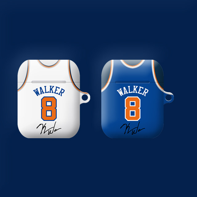 와우박스 21-22 뉴욕 닉스 켐바 워커 싸인 에어팟 버즈 농구 유니폼 이어폰케이스