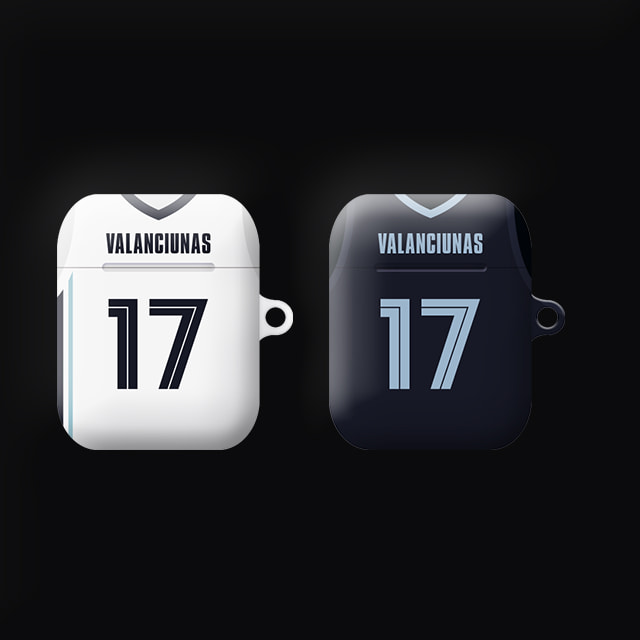 와우박스 농구 20-21 멤피스 그리즐리스 요나스 발란츄나스 싸인 에어팟 버즈 라이브 하드 케이스
