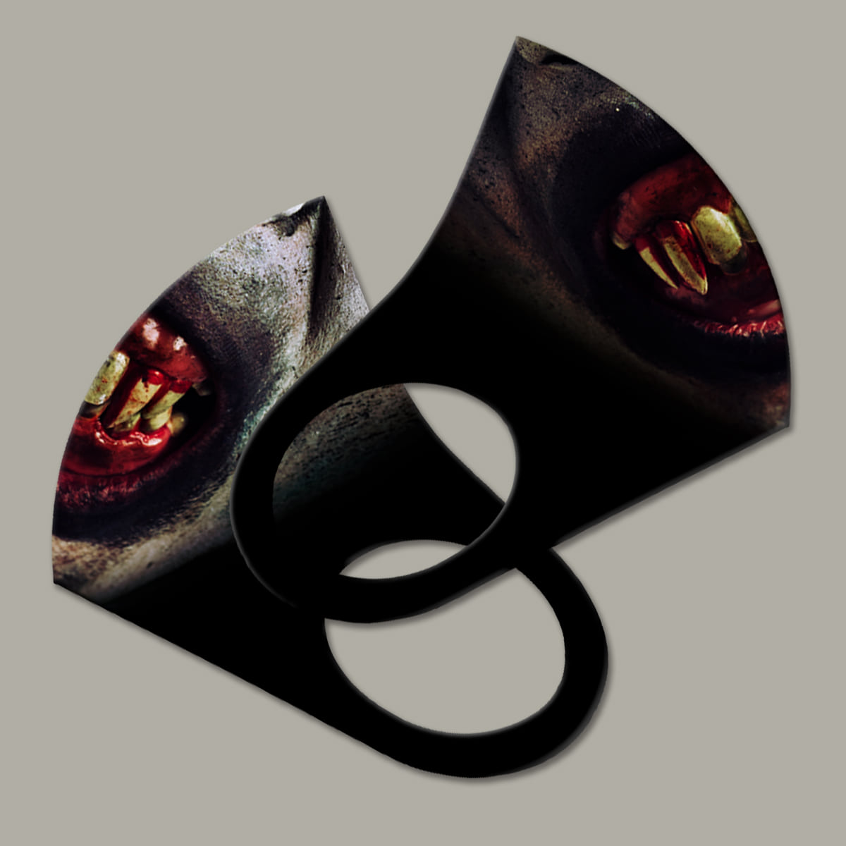 와우박스 주문제작 할로윈 데이 뱀파이어 3D 패션 마스크